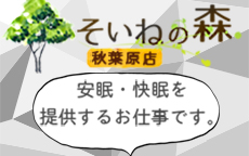 そいねの森 秋葉原店のLINE応募・その他(仕事のイメージなど)