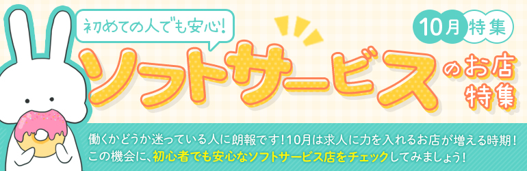 初めての人でも安心！ソフトサービスのお店特集！